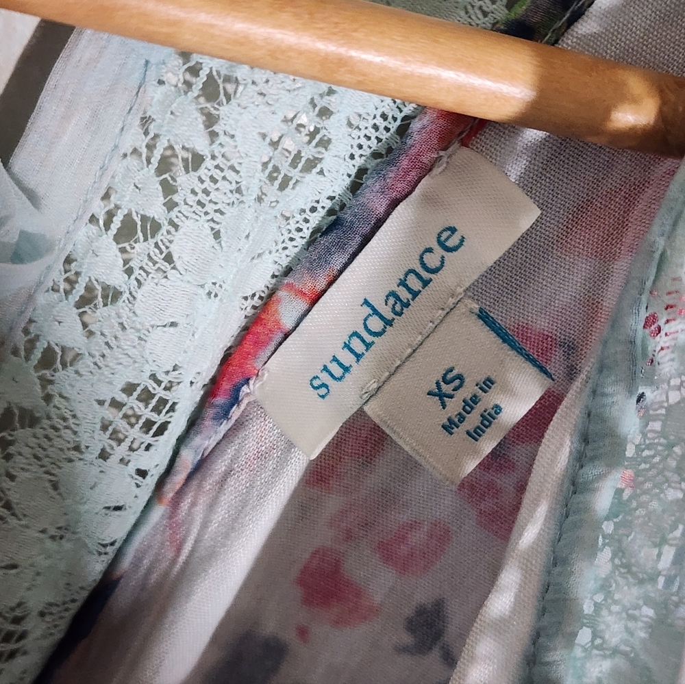 Sundance Garden Floral Chiffon Maxi Dress - Picture 4 of 7